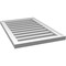 Ekena Millwork Vertical Surface Mount PVC Gable Vent: Functional, w/ 2"W x 1-1/2"P Brickmould Frame, 20"W x 30"H GVPVE20X3002SF - alternate 3